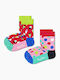Happy Socks Kids' Socks Knee-High Ice Cream Multicolored 2 Pairs