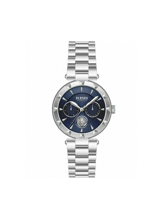 Versus by Versace Uhr Chronograph mit Silber Me...