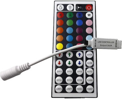 Controller Ασύρματο RGB Controller IR με Τηλεχειριστήριο 100116