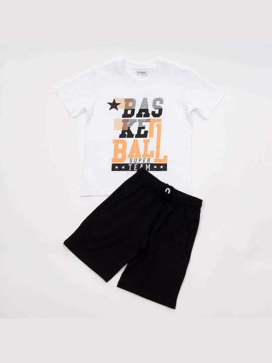 Trax Kids Set with Shorts Summer 2pcs White