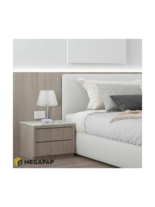 Megapap Jules Πορτατίφ με Ασημί Καπέλο και Ασημ...