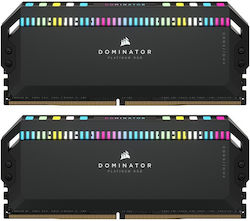 Corsair Dominator Platinum RGB 32GB DDR5 RAM με 2 Modules (2x16GB) και Ταχύτητα 5600 για Desktop