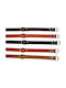 Hundehalsband Leder in Schwarz Farbe 10mm x 30cm