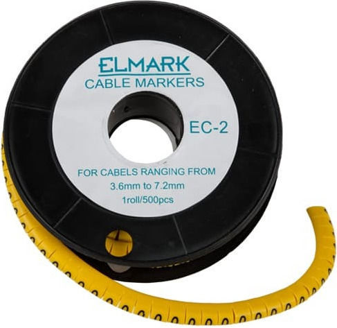 Elmark EC-2/9 Σήμανση Καλωδίων Κίτρινο 318029