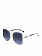 Jimmy Choo Women's Sunglasses with Blue Metal Frame and Blue Gradient Lens LETI/S LKS/GB