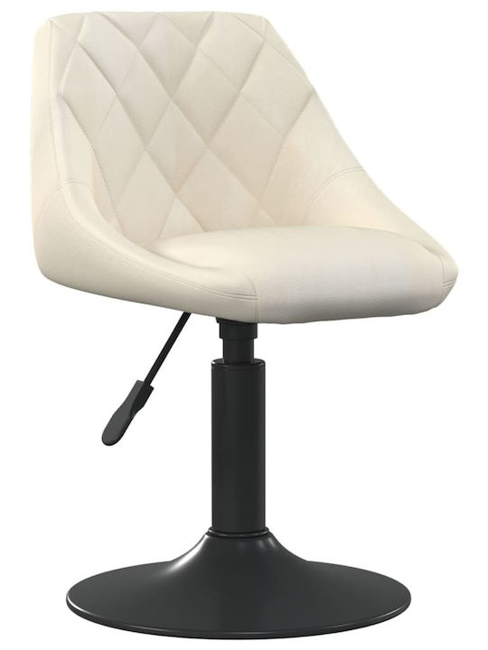 Swivel Visitor Chair 3088812 Κρεμ 46x44x62.5cm