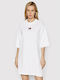 Tommy Hilfiger Summer Mini T-Shirt Dress with Hood Beige