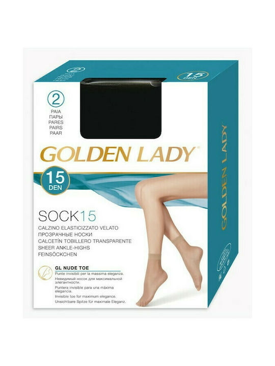 Golden Lady Sock15 Sosete dama 15 Den Negre