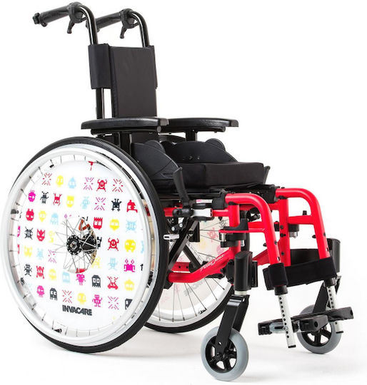 Invacare Action 3 Junior Rollstuhl Einfacher Typ 33cm Rose Candy