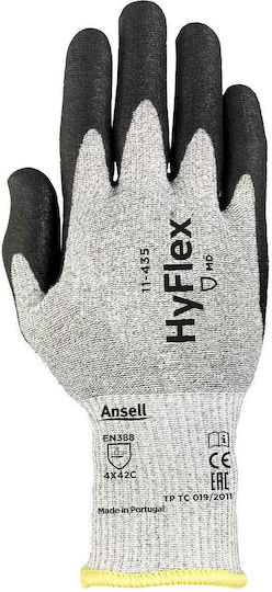 Ansell Hyflex 390048 Arbeitshandschuhe Gray Nitril für Schnittschutz 1Stück