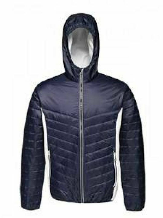 Χειμωνιάτικο Μπουφάν Puffer Navy Μπλε