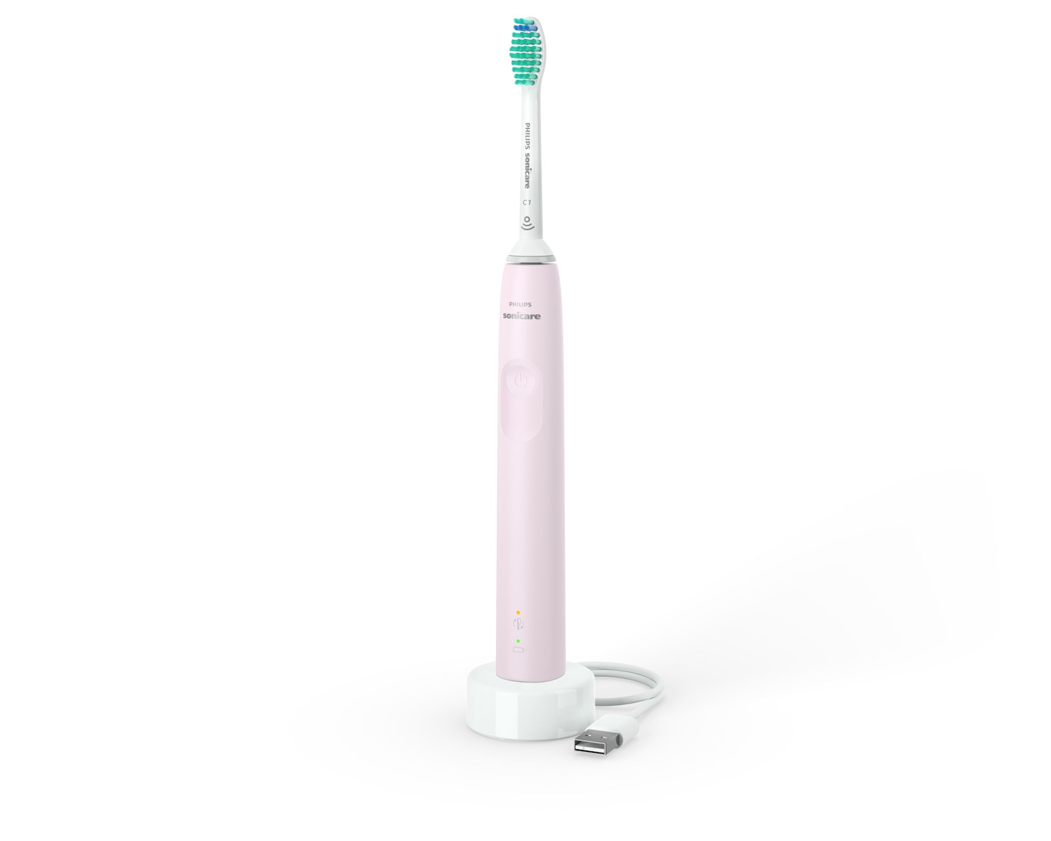Philips Sonicare 3100 Ηλεκτρική Οδοντόβουρτσα με Χρονομετρητή και Αισθητήρα Πίεσης Sugar Rose (HX3671/11)