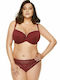 Gorteks Minimizer Minimizer Bra with Light Padding Red