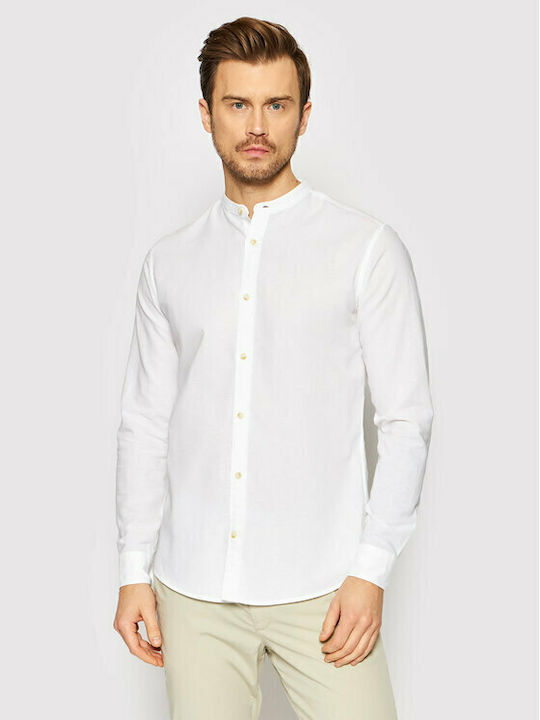 Jack & Jones Langärmeliges Leinenhemd in Enge P...