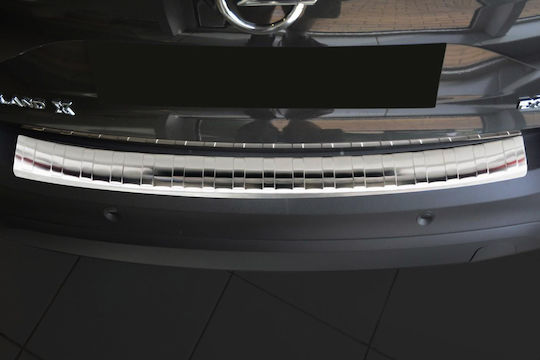S-dizayn Защитни за Врати на кола Трим за багажник за Opel Grandland X 2017+ 1бр Сребрист