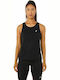 ASICS Women's Athletic Blouse Sleeveless Black