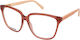 Moschino Women's Acetate Brown Prescription Eye...