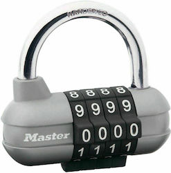 Master Lock Steel Padlock Brass Combination 64mm 1pcs