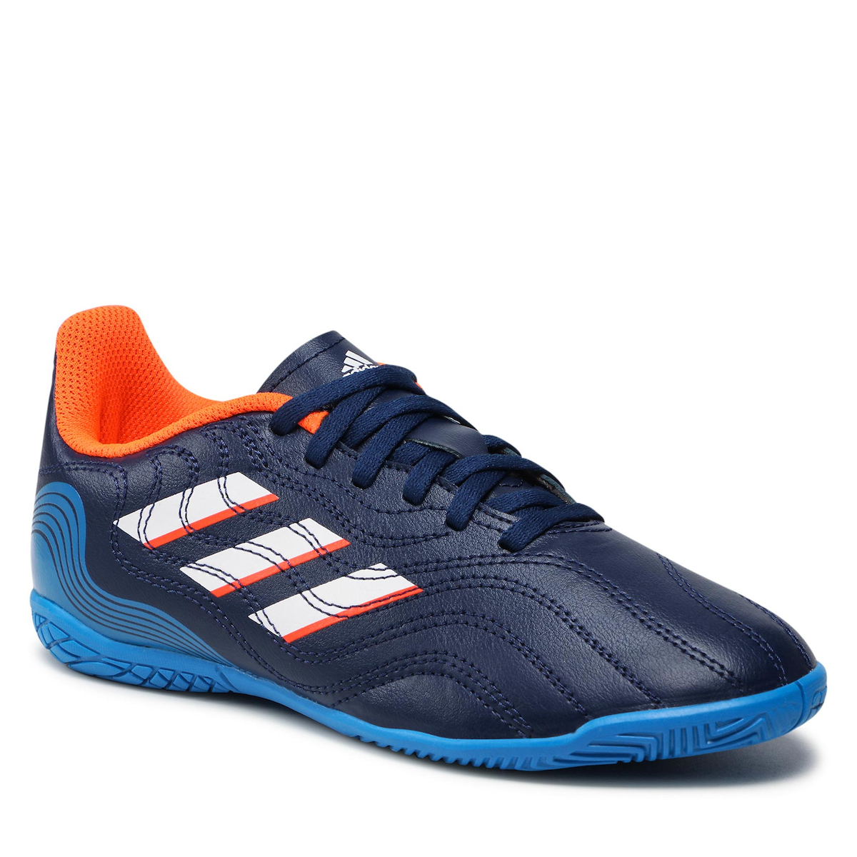 Adidas Παιδικά Ποδοσφαιρικά Παπούτσια Copa Sense Σάλας Team Navy / Cloud  White / Blue Rush GW7405 | Skroutz.gr