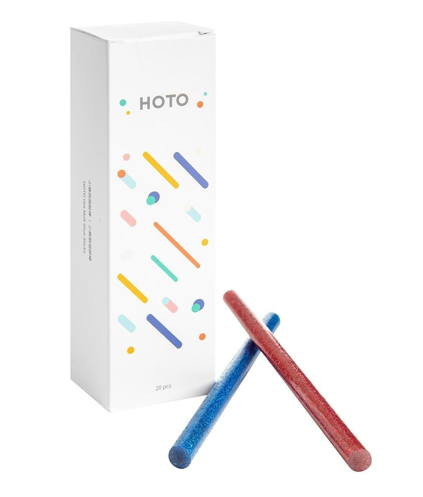 Hot melt glue sticks HOTO QWRJB001 (multicolor)