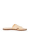 Tamaris Leder Damen Flache Sandalen Soft Lemon