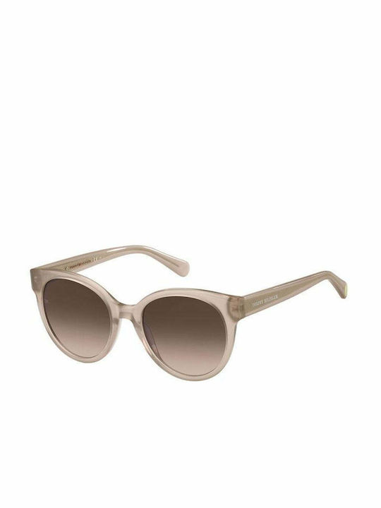 Tommy Hilfiger Women's Sunglasses with Beige Pl...