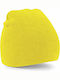 B44 Beanie Männer Beanie Gestrickt in Gelb Farbe