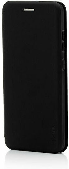 Egoboo Buchen Sie Synthetisches Leder Schwarz (Galaxy A52 / A52s)