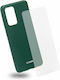 Egoboo Back Cover Silicon Set cu Geam Pine Gree...