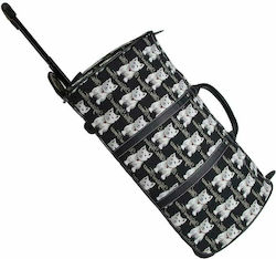 Signare Westie Sack Voyage Schwarz mit Rädern L58xB30xH31cm. PULL-WES