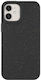 Hurtel Eco Silicone Back Cover Black (iPhone 12...