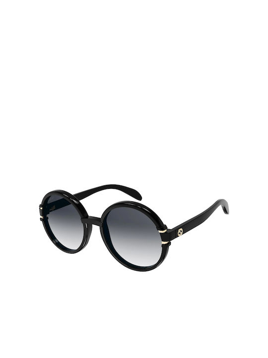 Gucci Γυναικεία Γυαλιά Ηλίου με Μαύρο Κοκκάλινο Σκελετό και Μαύρο Φακό GG1067S 001