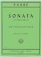 International Music Company Faure - Sonata No.1 in A Major Op. 13 für Klavier
