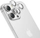 Hoco 3D Camera Protection Metal Frame Silver for the iPhone 13 Pro / 13 Pro Max
