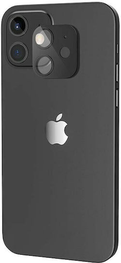 Hoco 3D Anti-Fingerprint Camera Protection Metal Frame Black for the iPhone 12 mini