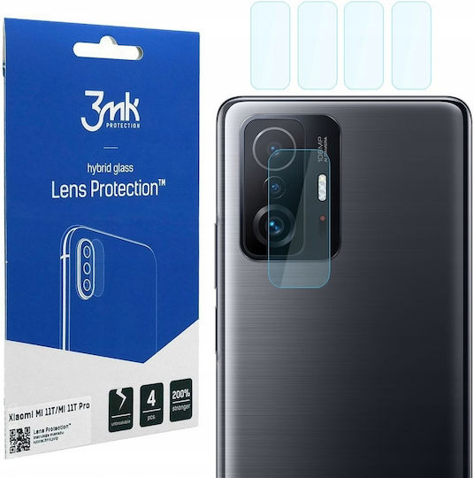 3MK Flexible Glass Camera Protection Tempered Glass Transparent for the Xiaomi 11T / 11T Pro