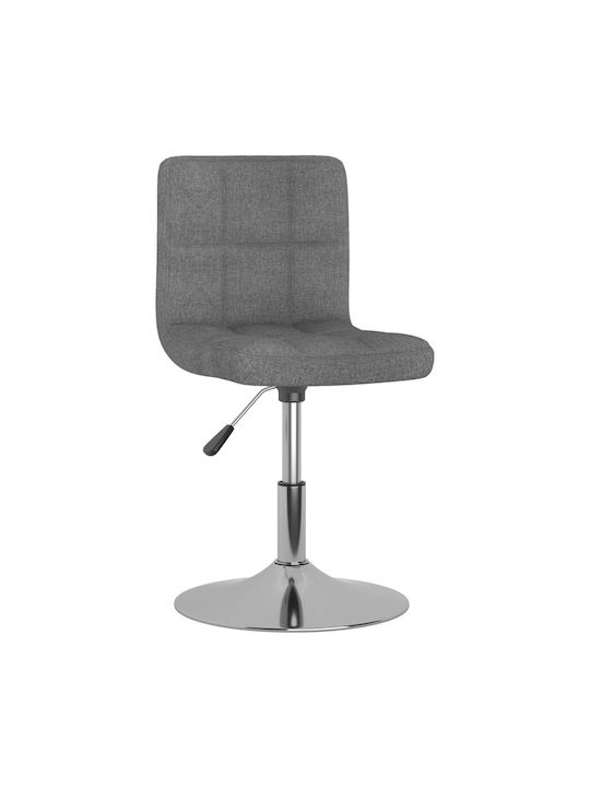 Hocker Bar mit Rückenlehne & Höhenverstellbar Gray 40x43x71-85.5cm