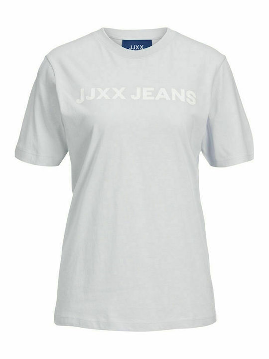Jack & Jones Γυναικείο T-shirt Γκρι με Στάμπα