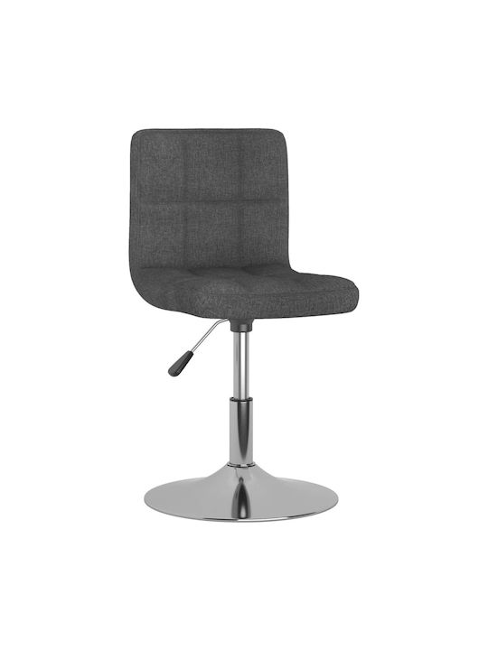 Hocker Bar mit Rückenlehne & Höhenverstellbar Gray 40x43x71-85.5cm