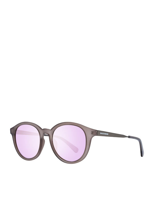 Skechers Women's Sunglasses with Gray Plastic Frame and Purple Lens SE6098 20U