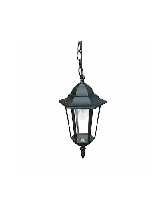 Fan Europe Milano Pendant Outdoor Ceiling Light E27 in Black Color