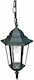 Fan Europe Milano Pendant Outdoor Ceiling Light E27 in Black Color