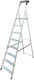 Bormann Pro BHL9020 Leiter Aluminium mit 7+1 Stufen 247cm