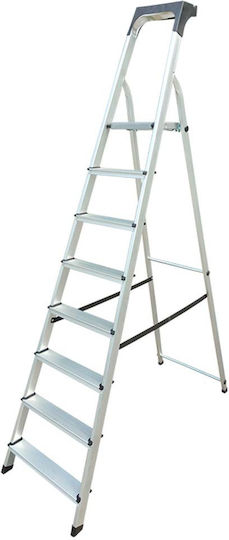 Bormann Pro BHL9020 Leiter Aluminium mit 7+1 Stufen 247cm