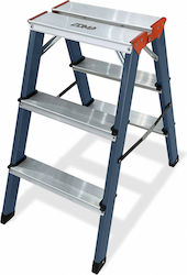 Edma Scară Aluminiu cu 2x3 Trepte
