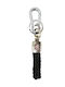 Aeronautica Militare Leather Keychain Black