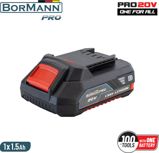 Bormann Батерия за Инструменти Литиеви 20V с Капацитет 1.5Ах BBP2006