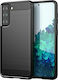Forcell Carbon Back Cover Silicon Negru (Galaxy S22 5G)