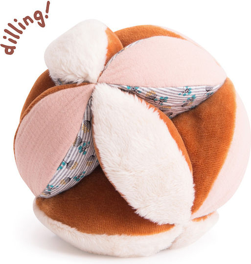 Moulin Roty Μπάλα Μπάλα από Ύφασμα με Ήχους για Νεογέννητα
