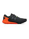 Charged Rogue 3 Sport Shoes Running Jet Gray / Blaze Orange / Pitch Gray